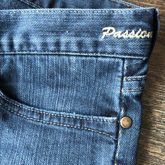 Gold Sign Passion Cotton Blend Flare Leg Jeans - Picture 3 of 8